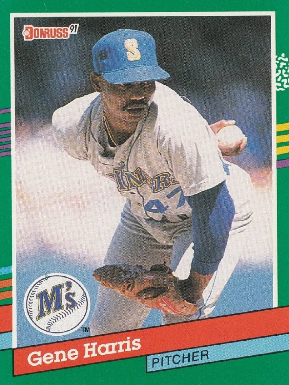 Gene Harris - Donruss '91 MLB Baseball Card